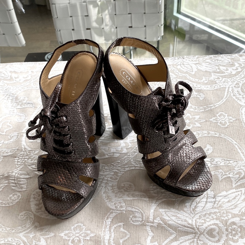 Coach Platform Shoes